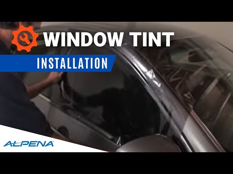 How to Apply Car Window Tint to Your Vehicle – How to Install Window Tint using Alpena Products