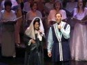 spectacle des vdl - jos�e jolicoeur et andr� dion, choristes et solistes pour les vari�t�s denys lavergne.