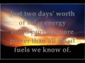 Solar Energy strikes again. Solar Energy strikes again.