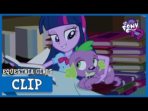 Twilight's Research at CHS's Library - MLP: Equestria Girls