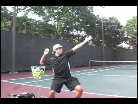 how to practice tennis serve