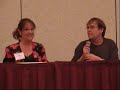 Part 15 of the panel turned Q&A that featured David Greenlee, Wendy Pini (who did the graphic novels for B&B), and Shelia (con virgin wrangler). Wonderful stories and if you want a professional copy of the con