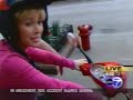 News Reporter Tracy Butler Crashes  a Vespa Motor Scooter