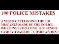 BENOIT - 100 POLICE ERRORS - Coming Soon ! BENOIT - 100 POLICE ERRORS - Coming Soon !