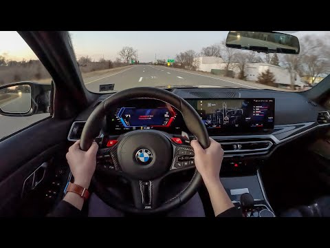 BMW M3 Competition xDrive Sürümü - POV Gece Sürüşü