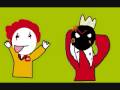 burger king`s king kills ronald mcdonald