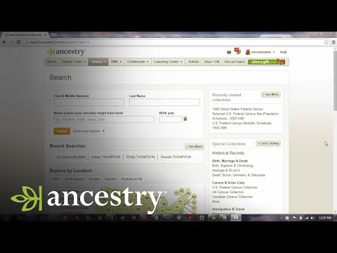 video-linktoworks-Updated Search Forms | 5-Minute Find | Ancestry