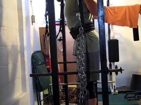 Squat Day - 350x1 & 320x5 + chains