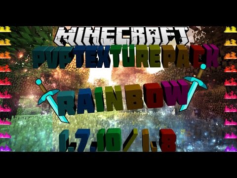 PVP Texturepack 1.7.10/1.8 #RAINBOW