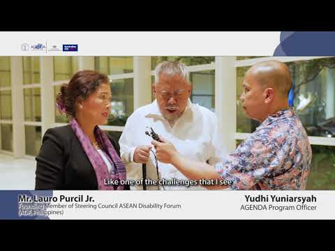 Image of the video: AGENDA Interview with Filipino Disability Rights Advocate