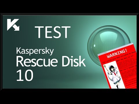 Kaspersky Rescue Disk 10 - Test na zainfekowanym systemie