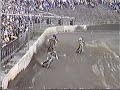 ZKŻ Zielona Góra - GKM Grudziądz `2000 - upadek Stojanowski