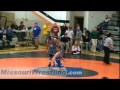 Dennis Pilsudski (Helias) 14-18, Sr. over Angus Sprenkle (Carthage) 6-9, Fr. (Pin 3:24).