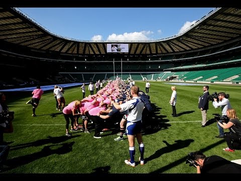 Rugby breaking records with largest scrum