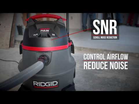 RIDGID 3410RV – Aspiradora SmartPulse con limpieza automática para polvo pesado