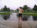 washing hair
