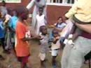 Cookie giveout at orphanage