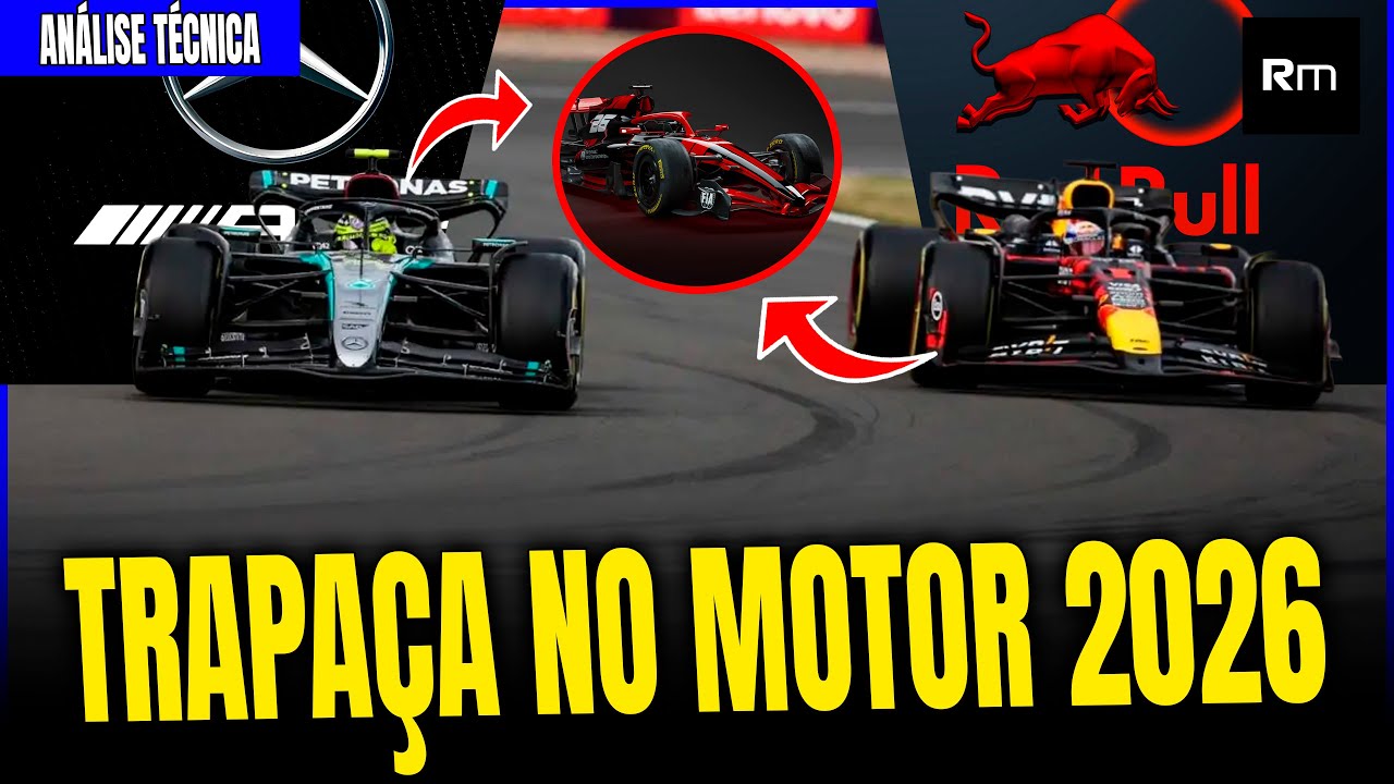 🚨B0MBA: MERCEDES E RED BULL ESTARIAM BURLANDO O REGULAMENTO DE MOTORES DE 2026 #f1 #formula1 #f12026