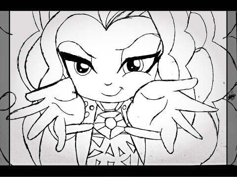 how to draw equestria girl base