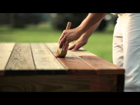 how to properly stain wood