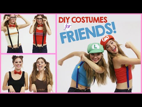 DIY Halloween Costumes to Wear with Friends!  w/ Nina and Randa