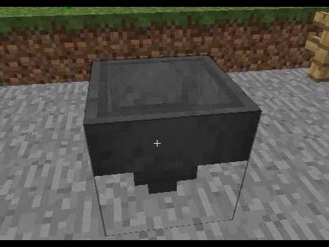how to make a hopper in minecraft