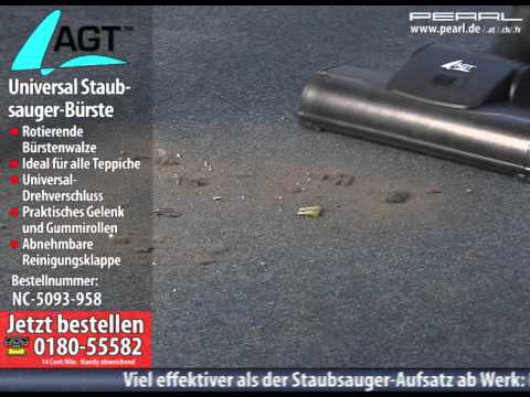 AGT Universal-Staubsauger-Bürste mit rotierender Walze