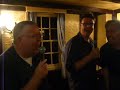 alan, stu, martin singing the rolling stones' hit 'it's only rock 'n roll (but i like it)' at karaoke at the tanner's arms in bishop's stortford. notice they tried to rope me in to sing it with them, but i got away!!!