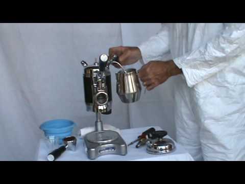 Orphan Espresso Demonstrates Vintage Faema Faemina Espresso Machine
