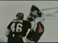 Peters vs Gratton  NHL Fight