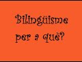 El bilingüisme aplasta el català ( bilinguismo cataluña ) um El bilingüisme aplasta el català ( bilinguismo cataluña ) um