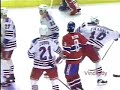 Tikkanen yapping at 3 Habs 93-94