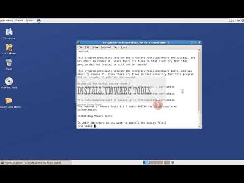how to install vmware tools in linux