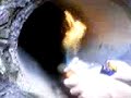 fire + bottle + deodorant = lots of fun
