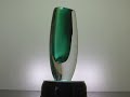 1950s signed Lindstrand Kosta off-centre sommerso vase2