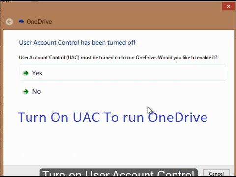 how to turn user account control on