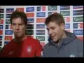 Steven Gerrard failing over funny