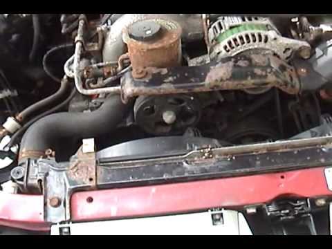 1995 Subaru Legacy – radiator removal and installation