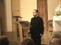 Franz Schubert. Romanze aus Rosamunde. Concert a l'Església de Sta. Maria del Bruc en homenatge als avis. 15 d'agost 2006, El Bruc (Anoia). Xavier Canela, baríton. Jaume Escriu, tècnic de so. Ramon Petit, càmera.