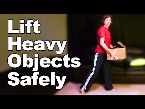 how to properly lift an object