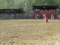 Chardonay  Oliver @ 7 years old barrel racing in 2008