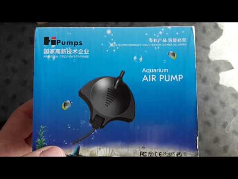 Sehr leise Luftpumpe für Aquarium.