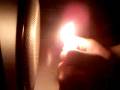 subwoofer effect on a small flame...by peppe