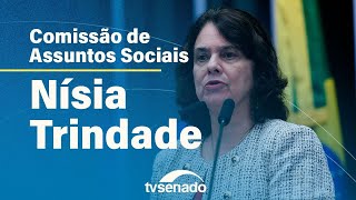 Ao vivo: CAS ouve ministra da Saúde, Nísia Trindade – 16/4/24