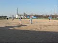 Danielle First Softball Practice 2008