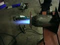 Turbojet Engine Test (JUST THE COMBUSTION CHAMBER)