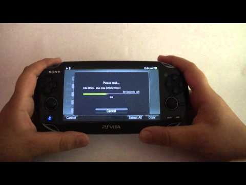 how to transfer files from pc to ps vita