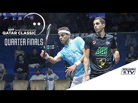 Squash: Qatar Classic 2017 Quarter Final Roundup