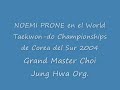 NOEMI PRONE World Taekwon-do Championships de Corea del Sur 2004