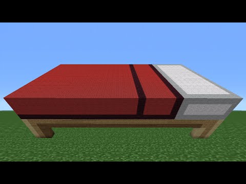 how to make a bed i minecraft